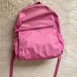 Vera Bradley Recycled Cotton Backpack / Bookbag in rich orchid.